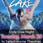 Swan Lake in 3D advance promotional movie poster (2012)