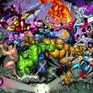 MARVEL UNIVERSE by NICK BRADSHAW POSTER 24 x 36 inches BRAND NEW FULL SIZE POSTER
