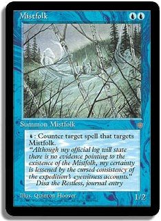 MTG Mistfolk (Ice Age) near mint card Magic the Gathering