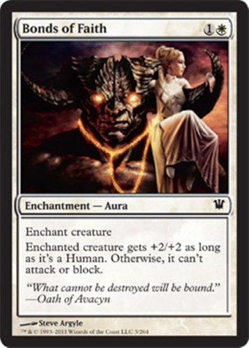 MTG Bonds of Faith (Innistrad) near mint card Common