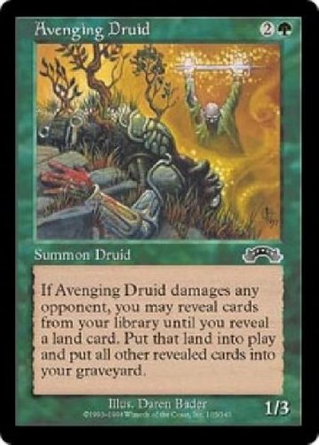 MTG Avenging Druid (Exodus) near mint card