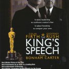 KING'S SPEECH MOVIE POSTER D/S 27x40 COLIN FIRTH