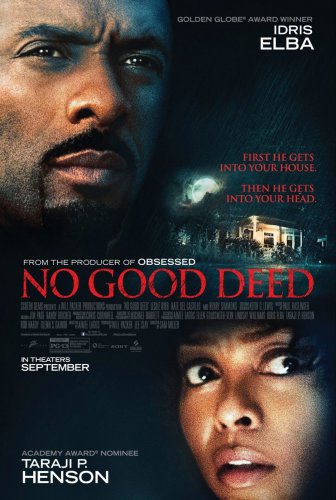 No Good Deed Advance Promotional Movie Poster (2014) Taraji P. Henson Idris Elba