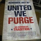 Purge Anarchy Movie poster (2014) 27 x 40 inches d/s