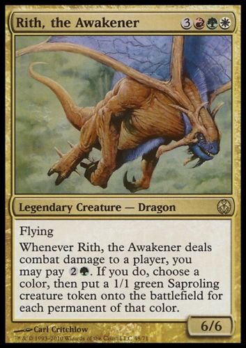 MTG Rith, the Awakener (Coalition) slightly played card Rare