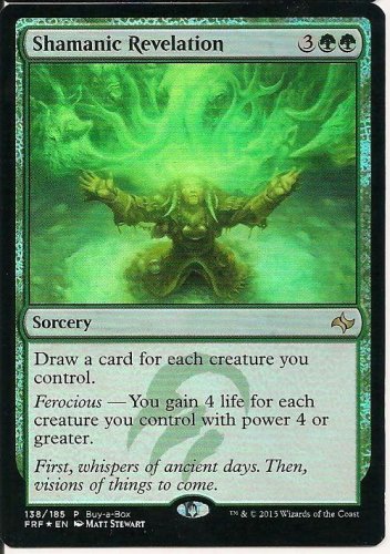 MTG Shamanic Revelation (Fate Reforged) near mint card Rare