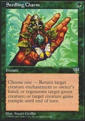 MTG Seedling Charm (Mirage) Slightly played / Excellent condition