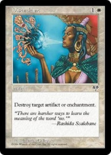 MTG Disenchant (Mirage) very slightly played