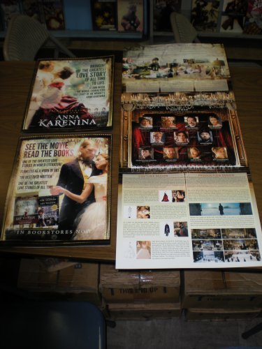 ANNA KARENINA 11.5 x 14.5 2012 TRI-FOLD PROMO w/ KEIRA KNIGHTLY & JUDE LAW FREE SHIPPING