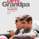 Dirty Grandpa Movie Poster FREE SHIPPING Robert De Niro Zac Effron