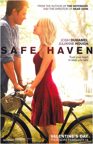 Safe Haven Advance Promotional Movie poster Josh Duhamel Julianne Hough FREE SHIPPING