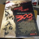300 Regular Original Movie Poster Single Sided 27 x 40 inches