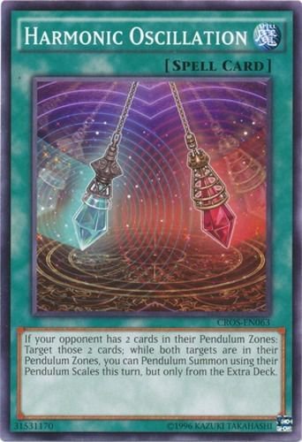Yugioh Harmonic Oscillation (CROS-EN063) 1st edition near mint card Common