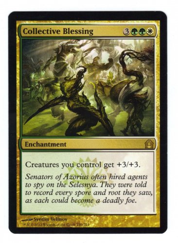 MTG Collective Blessing (Return to Ravnica) near mint card Rare