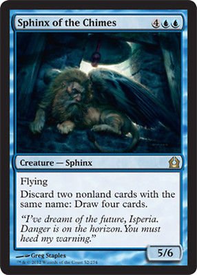 MTG Sphinx of the Chimes (Return to Ravnica) near mint card or better  Rare