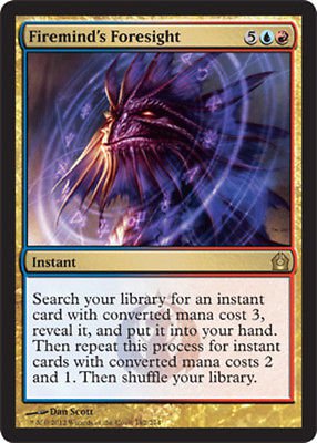 MTG Firemind's Foresight (Return to Ravnica) near mint card or better Rare