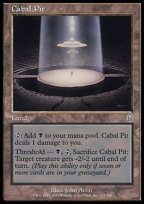 MTG Cabal Pit (Odyssey) lightly played card
