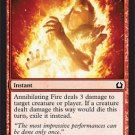 MTG Annihilating Fire (Return to Ravnica) near mint card Common Magic the Gathering