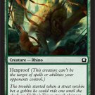 MTG Rubbleback Rhino (Return to Ravnica) near mint card Common Magic the Gathering