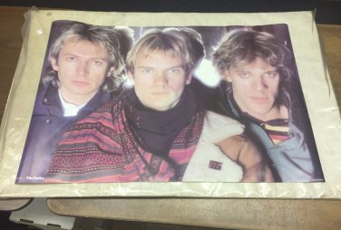 Vintage 1983 The Police Band Poster 23 x 35 inches NEVER PREVIOUSLY DISPLAYED
