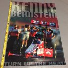 VINTAGE KENNY BERNSTEIN BUDWEISER TOP FUEL TURN UP THE HEAT POSTER