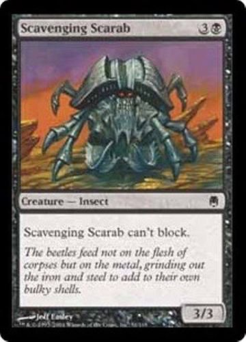 MTG Scavenging Scarab (Darksteel) very lightly played (almost a near mint card) Uncommon