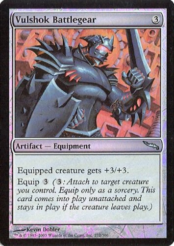 MTG Vulshok Battlegear (Mirrodin) near mint card Uncommon