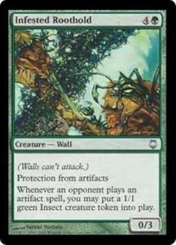 MTG Infested Roothold (Darksteel) near mint card Uncommon