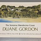 Vintage 1981 Sonoma Mendocino Coast Poster / Print  The Nut Tree @ Vacaville, CA 24 x 30 inches