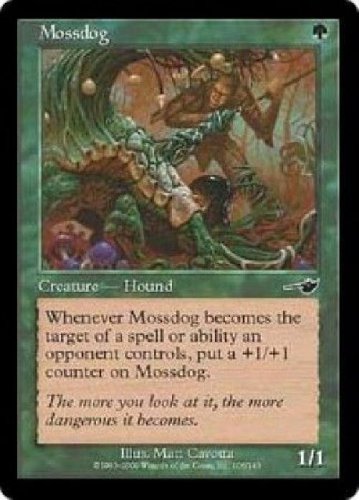 MTG Mossdog  (Nemesis) near mint card Common