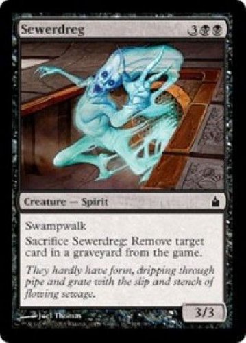 MTG Sewerdreg (Ravnica) near mint condition card Common Magic the Gathering