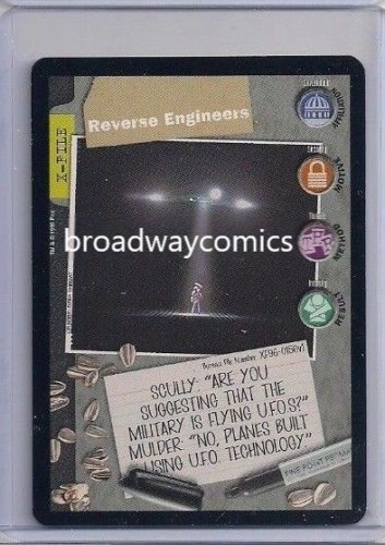 X-Files CCG Collectible Card Game Reverse Engineers (XF96-0156) near mint condition card