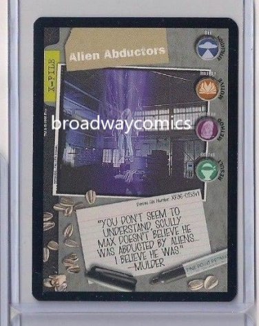 X-Files Alien Abductors (XF96-0153) Common near mint condition card