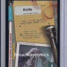 X-Files CCG Knife  (XF96-0321) Common near mint condition card