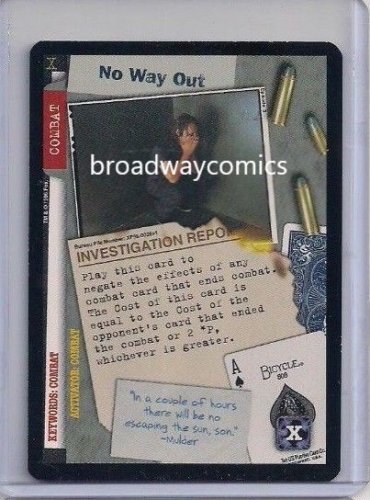 X-Files CCG No Way Out (XF96-0026) Uncommon near mint condition card