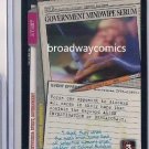 X-Files CCG Government Mindswipe Serum (XF96-0299) Uncommon near mint condition card