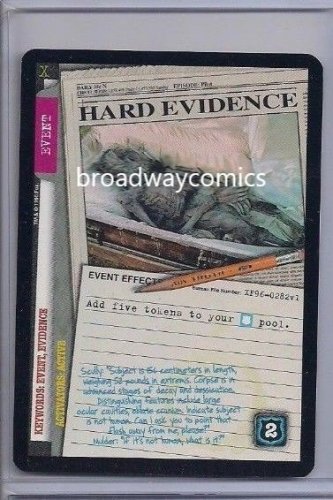 X-Files CCG Hard Evidence (XF96-0282) Common near mint condition card
