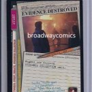 X-Files CCG Evidence Destroyed  (XF96-0239) Uncommon near mint condition card
