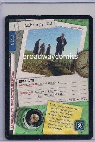 X-Files CCG Aubrey, MO (XF96-0063) Common near mint condition card