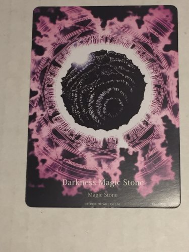 Force of Will FOW Darkness Magic Stone Full Art Promo