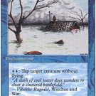 MTG Flood  (4th Edition) slightly played to near mint card Magic the Gathering