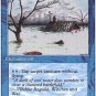 MTG Flood  (4th Edition) slightly played to near mint card Magic the Gathering