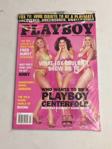 July 2002 Playboy Magazine STILL FACTORY SEALED Adriana