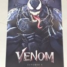 Venom Movie Poster MARVEL Tom Hardy New (2018) Spider-Man collectors Cinemark FREE SHIPPING