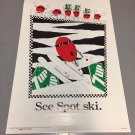 Vintage 1988 7UP (7 Up) Spot Seven Soda AD Poster 23 x 35 inches never previously displayed