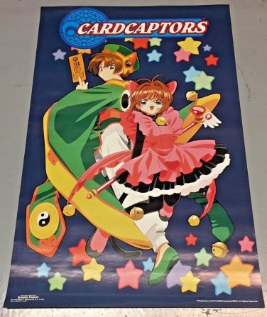 Cardcaptors  Kodansha & Clamp Anime Poster (22 x 34 1/2 inches) Brand new