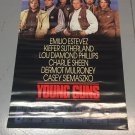 Vintage 1988 YOUNG GUNS Movie Poster (27x40) Charlie Sheen Emilio Estevez