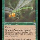 MTG Venomous Dragonfly (Mercadian Masques) near mint condition card Common