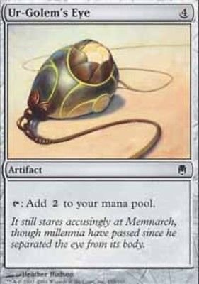 MTG Ur-Golem's Eye (Darksteel) near mint card Common