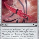 MTG Tooth of Chiss-Goria (MIrrodin) near mint condition card Common Magic the Gathering